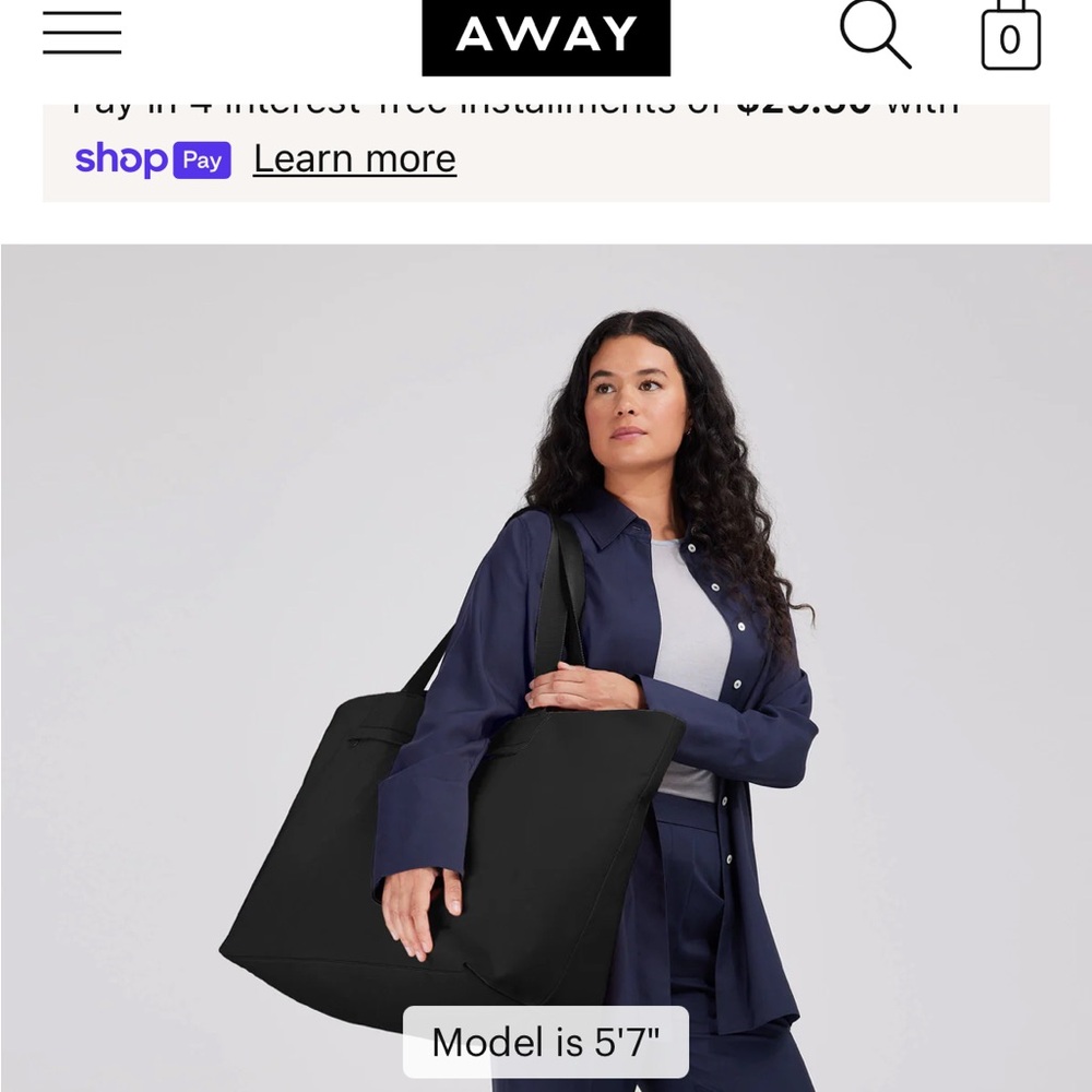 Away Large Featherlight Tote
